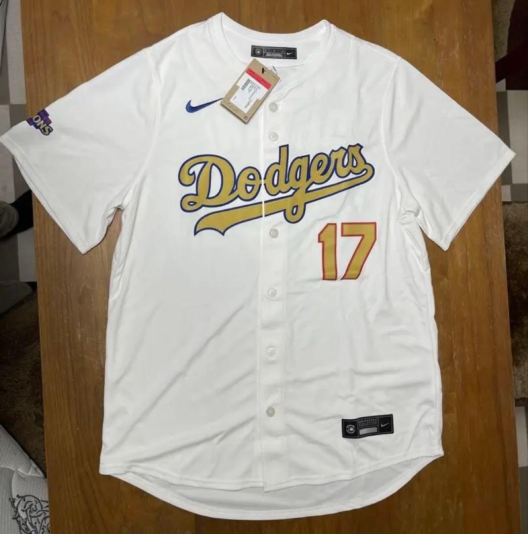 【値下げ】大谷翔平 ワールドシリーズチャンピオン記念ユニフォーム US Ｌサイズ