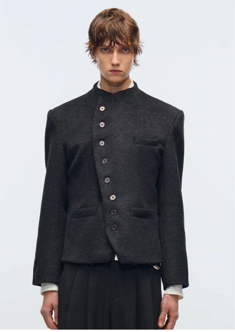 ジャケット・アウター ULTIMUS Stand collar sheep wool jacket M