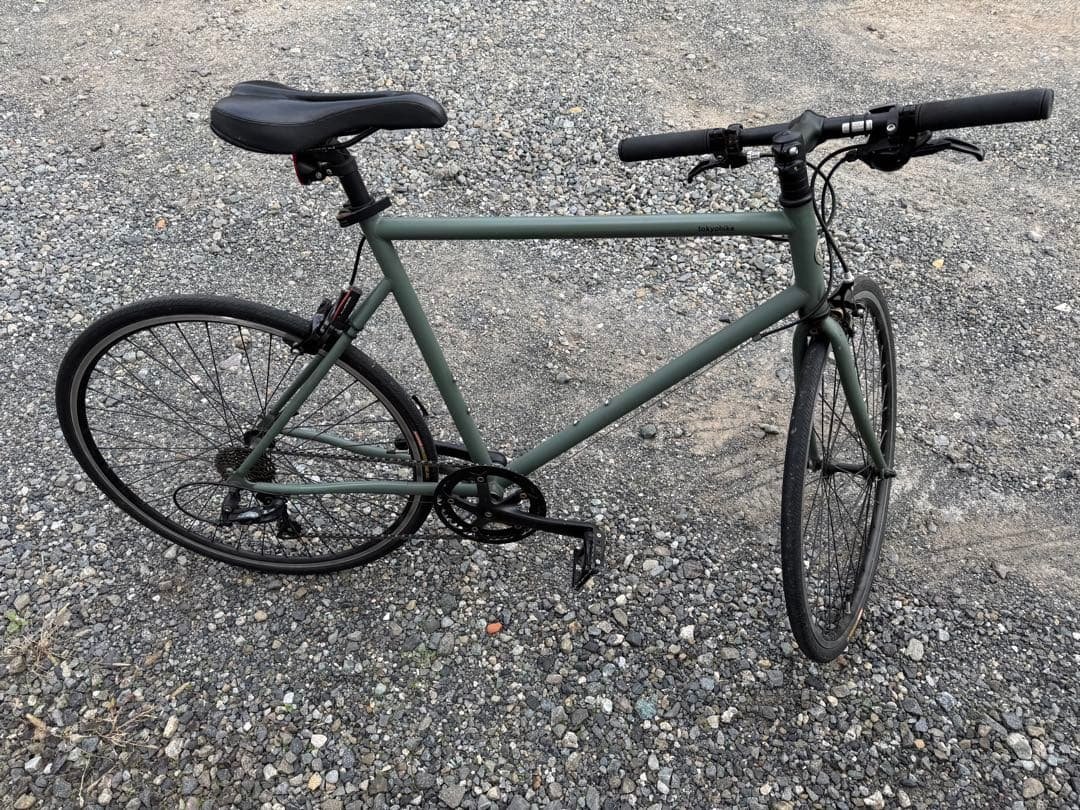 【おすすめセット価格！】TOKYO BIKE クロスバイク　カクタスグレー　緑