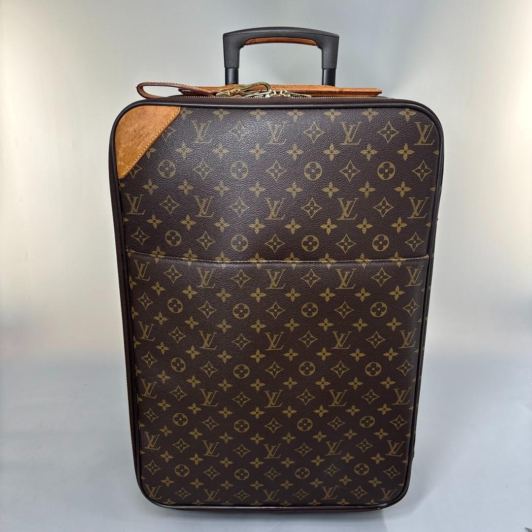 極美品 ルイヴィトン M23294 モノグラム ペガス55 キャリーケース