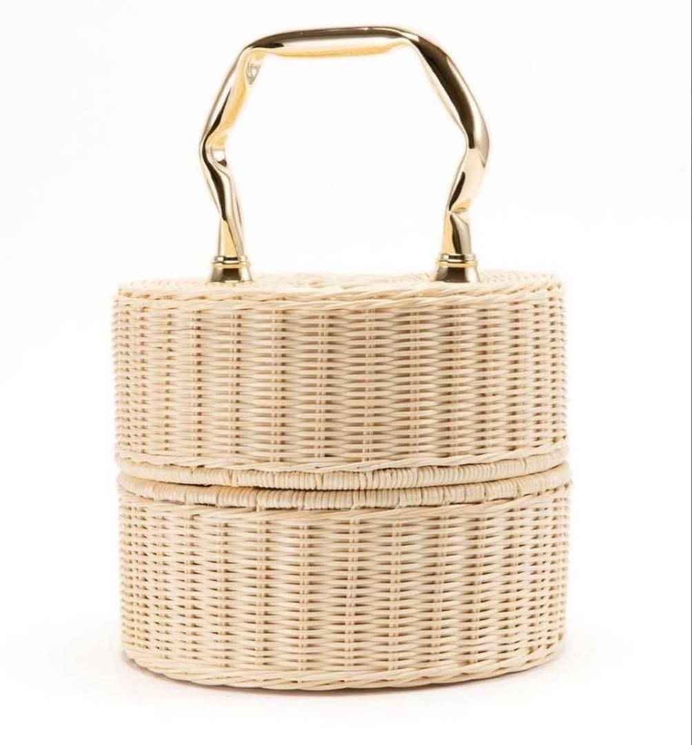 manimaris マニマリス　パンケーキ　かごバッグ