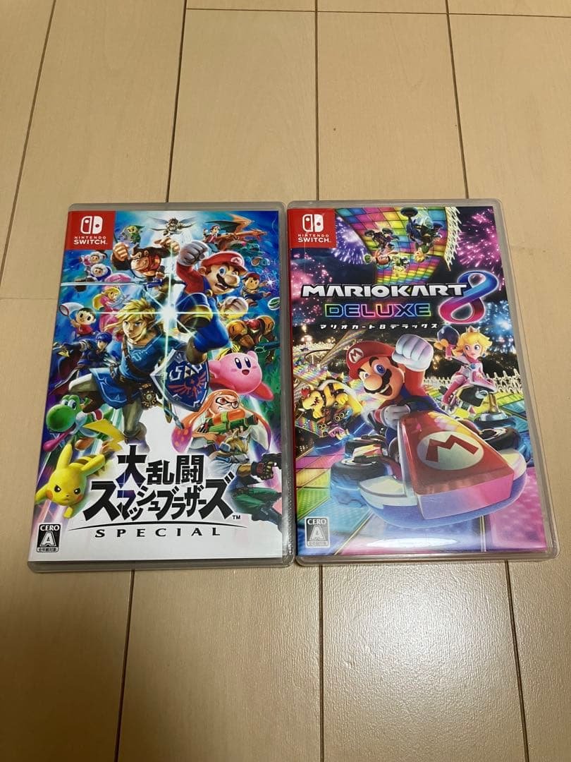 匿名発送　Switch スマブラ　マリオカート　２本セット