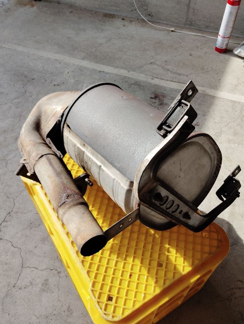 スバルサンバー用リアマフラー一式TV1.TV2用程度良好