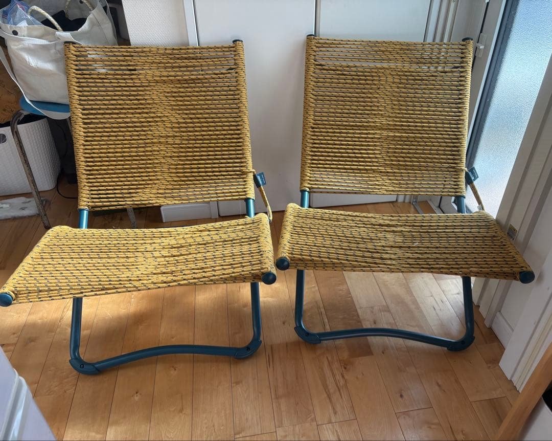 ＲＥＩ　新品の未使用　アウトドアチェア 2脚セット　ローチェア