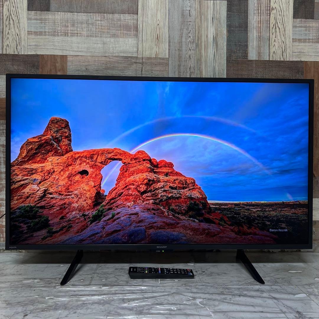 超カルサーすみれんげさん専用使用感少ないシャープ 42V型 4Kチューナー内蔵