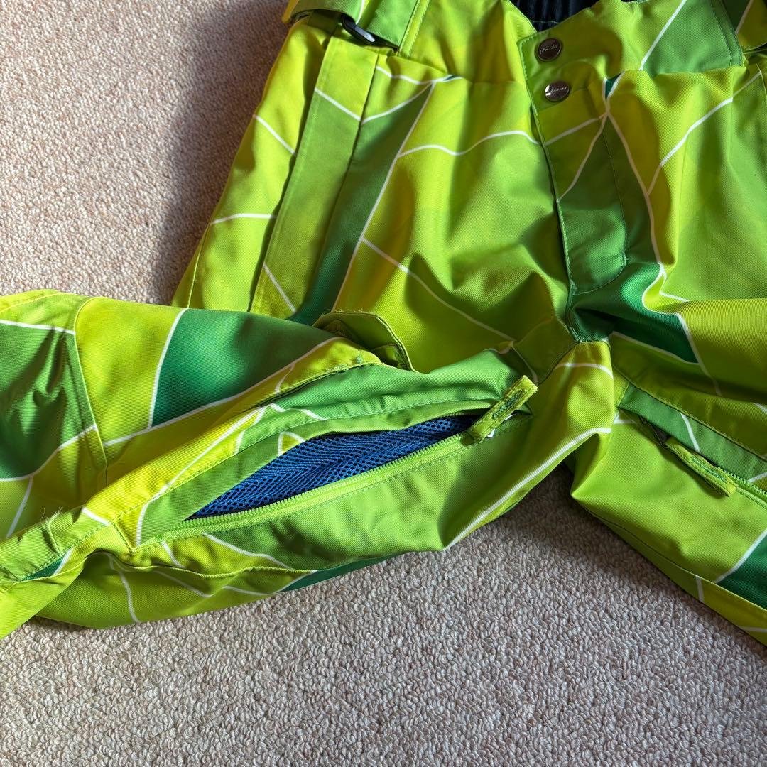 【phenix 】蛍光グリーン スキーウェア 上下セット サイズS ユニセックス