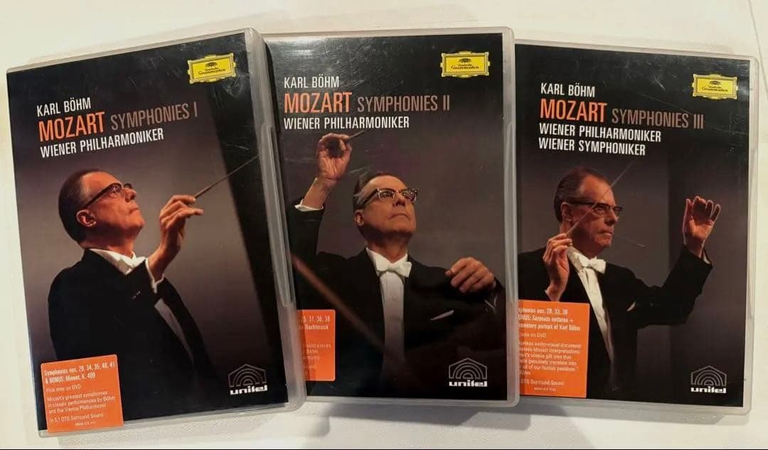 【DVD】ベーム／モーツァルト交響曲集（3枚セット）