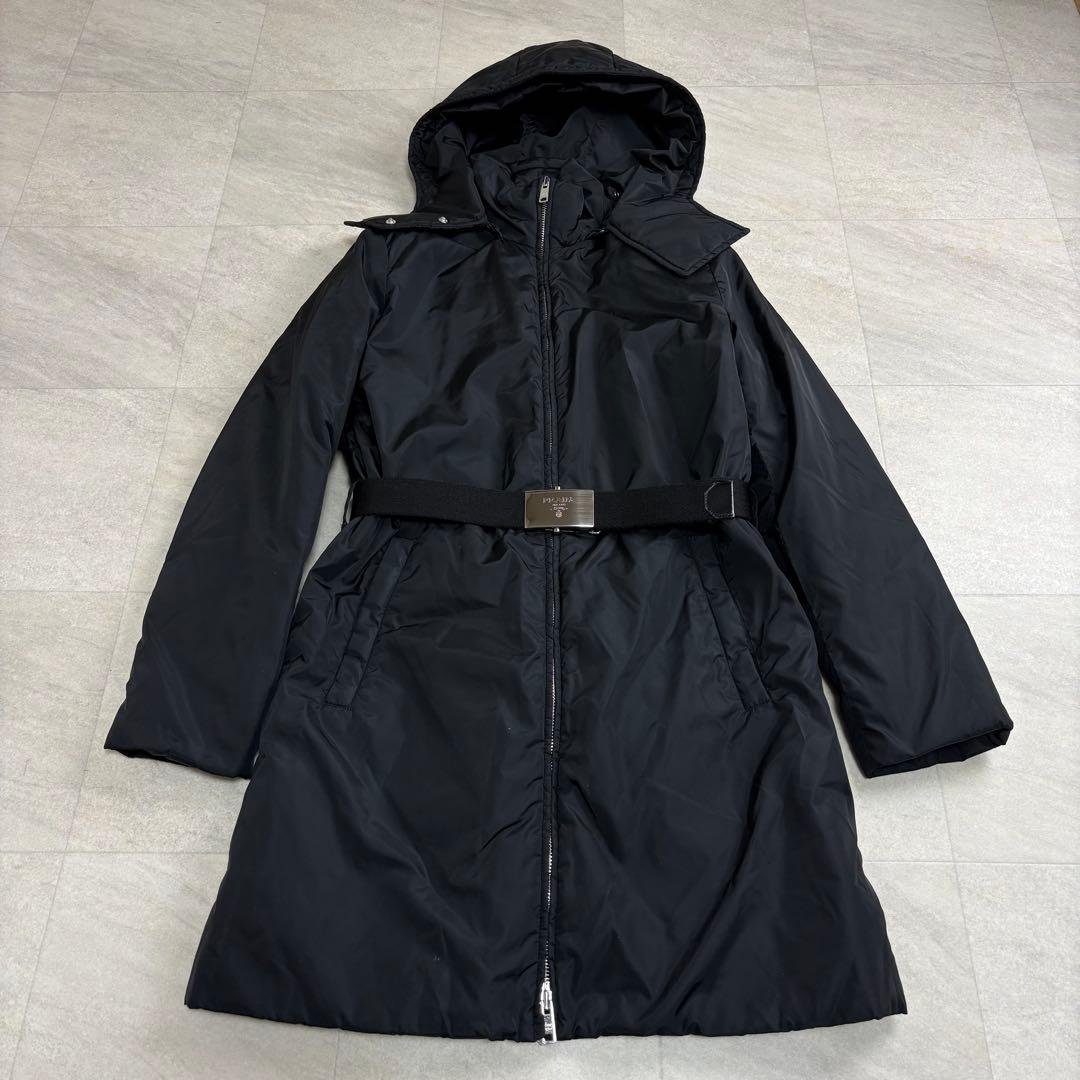 訳あり　PRADA SPORTS プラダスポーツ ロングコート ベルト付き